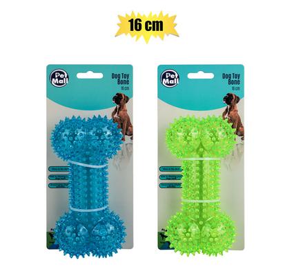 PET DOG TOY BONE TEETH CLEANER 16cm