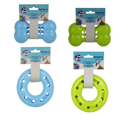 PET DOG TOY BONE/RING TPR FOR TREATS