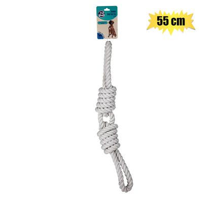 PET DOG TOY TUG ROPE JUMBO 55cm