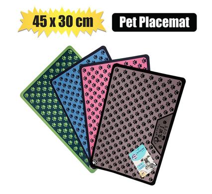PET PLACE MAT NON SLIP 45x30cm ASSTD DES