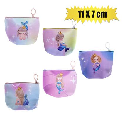 COIN PURSE MERMAID 11 X 7cm ASSTD