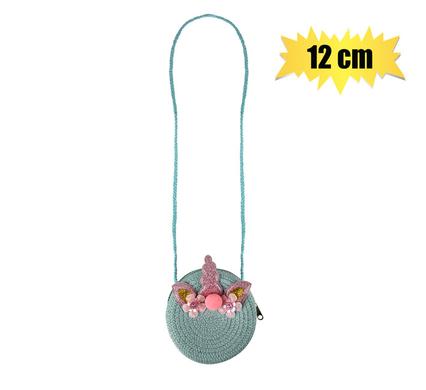 HANDBAG UNICORN STRAW 12cm