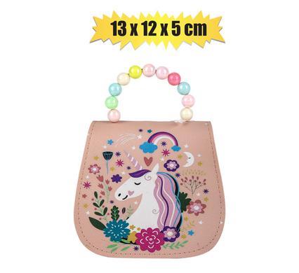 HANDBAG UNICORN PU 13x12x5cm
