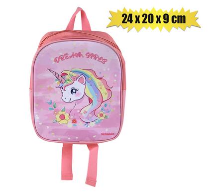 BACKPACK 24x20x9cm POLYESTER ASSTD