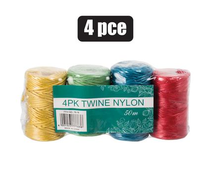 TWINE NYLON 50g 4PCE           SHRINKBAG