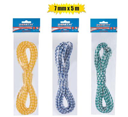 SKI-ROPE  7mm x  5m-HANK 2-COLOR  ZENITH