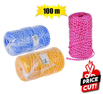SKI-ROPE  7mm x100m-HANK 2-COLOR