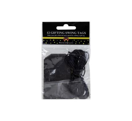 GIFT SWING TAG 5cm 12PC SHAPED ASSTD