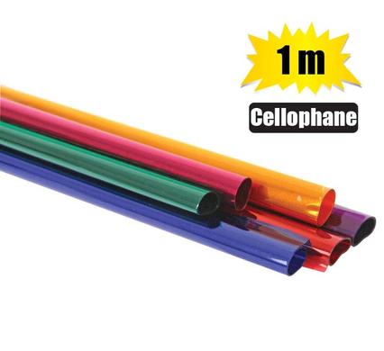 GIFT-WRAP CELLOPHANE ASSTD 500mmx1m