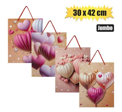 GIFT-BAG PAPER JMB 30x42cm LOVE