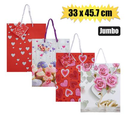 GIFT-BAG PAPER JMB 33x45.7cm LOVE