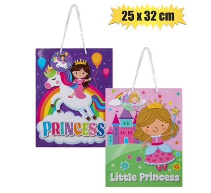GIFT-BAG DESIGNER LRG 25x32cm PRINCESS