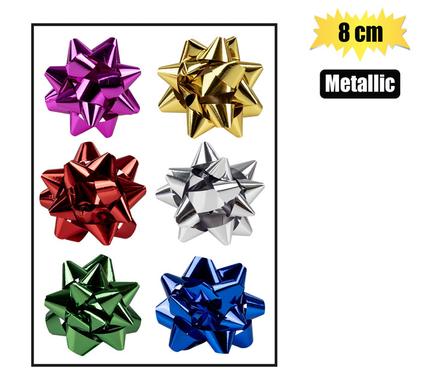 GIFT-BOW METALLIC 8cm