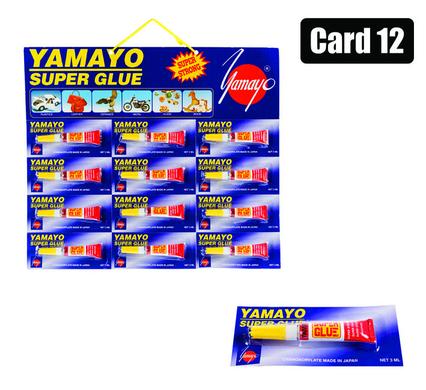 YAMAYO SUPERGLUE 2.5g         CARD-OF-12