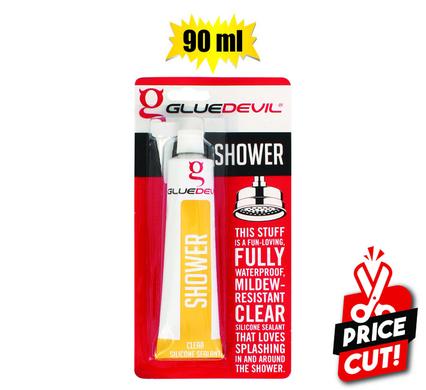 GLUE-DEVIL SILICONE 90ml SHOWER  (CLEAR)