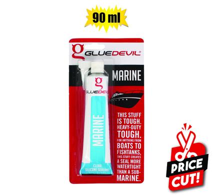 GLUE-DEVIL SILICONE 90ml MARINE  (CLEAR)