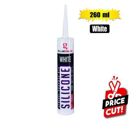 GLUE DEVIL SILICONE 260ml WHITE