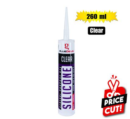 GLUE DEVIL SILICONE 260ml CLEAR