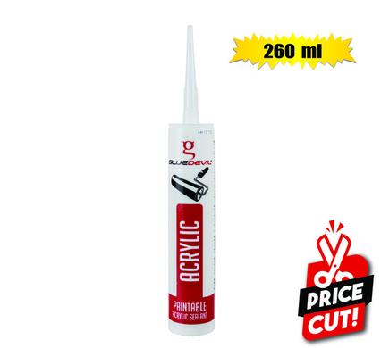 GLUE DEVIL ACRYCLIC SEALANT 260ml WHITE
