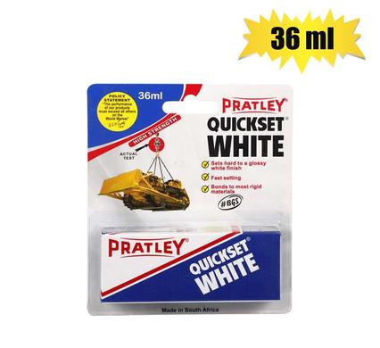 PRATLEY QUICKSET GLUE WHITE 36ml-PACK