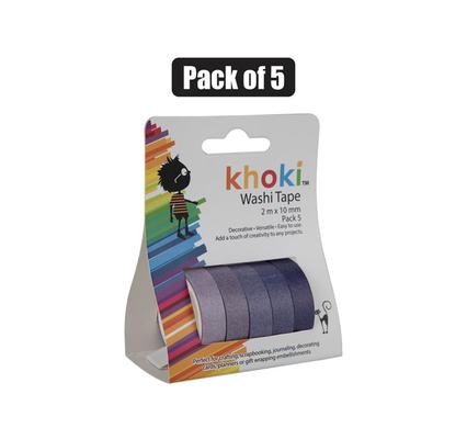 ART+CRAFT PASTEL WASHI TAPE 5PC