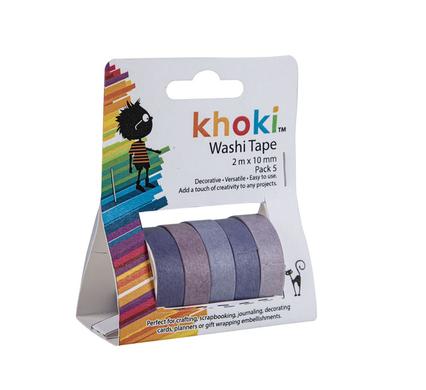 ART+CRAFT PASTEL WASHI TAPE 5PC