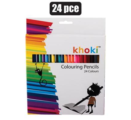 ART+CRAFT PENCIL CRAYONS LONG  24PCE