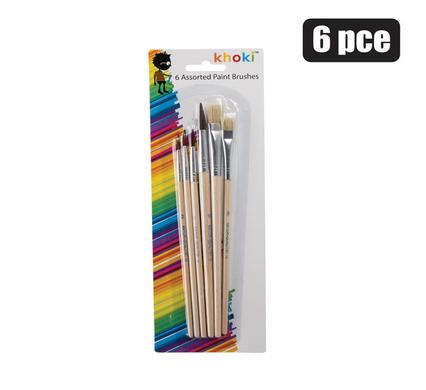 ART+CRAFT PAINT BRUSHES  ARTIST 6PCE