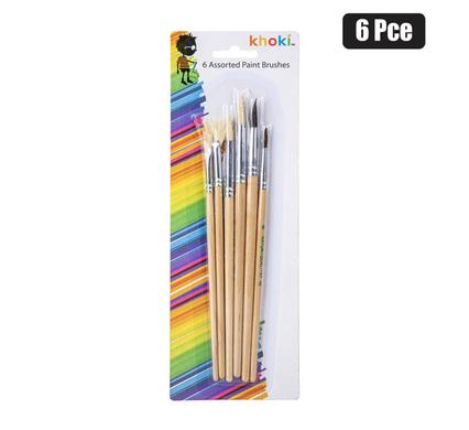 ART+CRAFT PAINT BRUSHES  ARTIST 6PCE