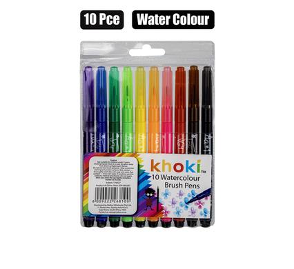 ART+CRAFT BRUSH TIP WATERCOLOR PENS 10PC