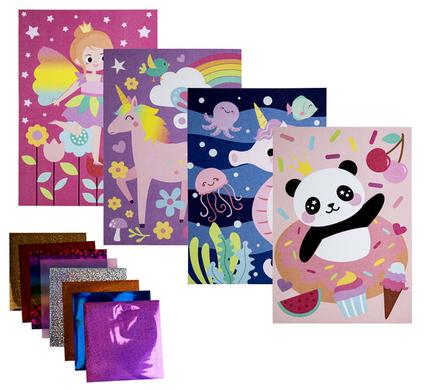 ART+CRAFT FOIL ART ASSTD DESIGNS