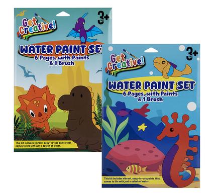 ART+CRAFT WATER PAINT SET 6PC SET