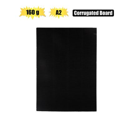 ART+CRAFT A2 CORRUGATED BOARD 160GSM BLK