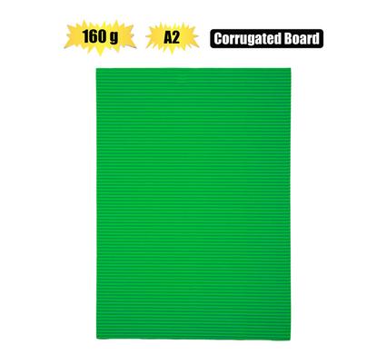 ART+CRAFT A2 CORRUGATED BOARD 160GSM GRN