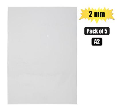 ART+CRAFT A2 PROJECT BOARD 2mm WHITE