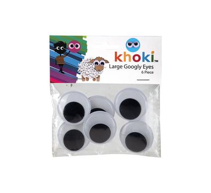 ART+CRAFT WIGGLY EYES LARGE 6PC