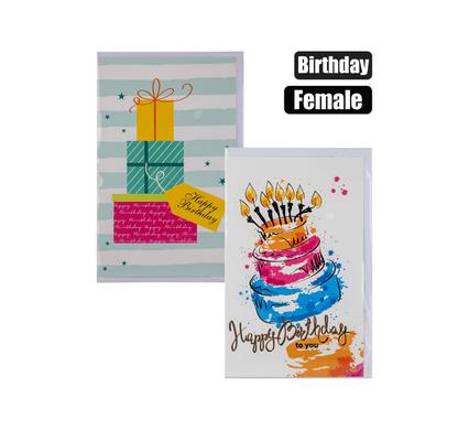 CARD & ENVELOPE BIRTHDAY - FEMALE (3)