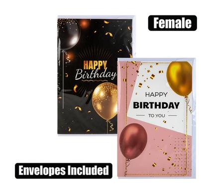 CARD & ENVELOPE BIRTHDAY - FEMALE (2)