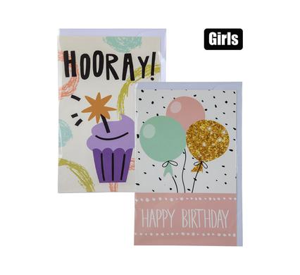 CARD & ENVELOPE BIRTHDAY - GIRL (2)