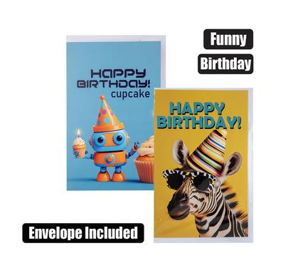 CARD & ENVELOPE BIRTHDAY - FUNNY