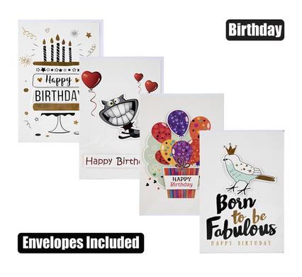 CARD & ENVELOPE BIRTHDAY - HANDMADE
