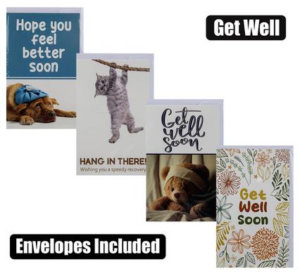 CARD & ENVELOPE MOMENT GET WELL