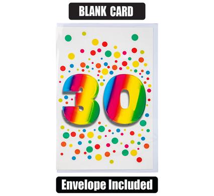 CARD & ENVELOPE MILESTONE (30)