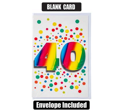 CARD & ENVELOPE MILESTONE (40)
