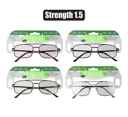 READING GLASS METAL ASSTD STRENGTH:1.5