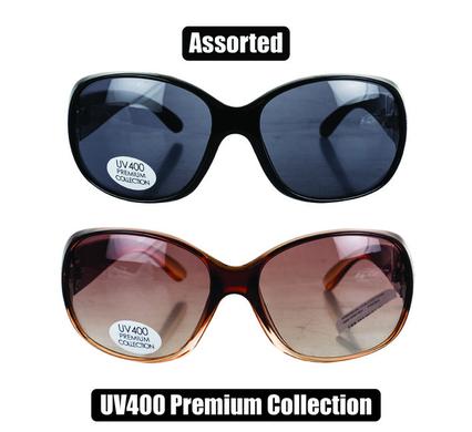 SUNGLASS PRE/LDS RND MED CLASSIC DET