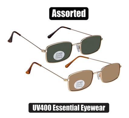 SUNGLASS ESS/LDS MET SQUARE