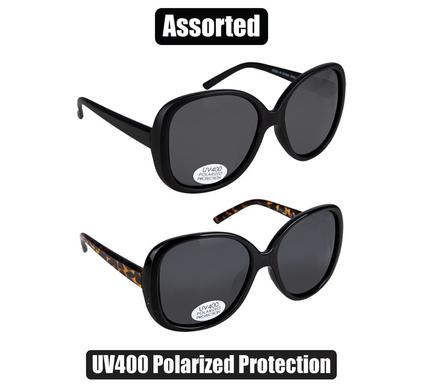 SUNGLASS POL/LDS OVERSIZED CLASSIC