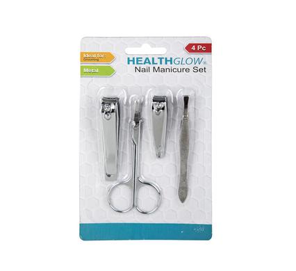NAIL MANICURE SET 4PC MTL