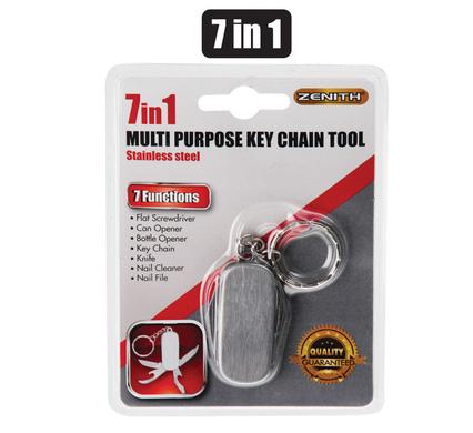P/TOOL  7-IN-1 MINI W/KEY-CHAIN